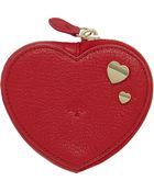 Mulberry Valentines Heart Leather Coin Purse - Lyst