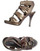 Donna Karan New York Platform Sandals - Lyst