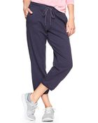 Gap Gapfit Cropped Slub Terry Pants - Lyst