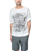Zara Printed Linen Shirt - Lyst