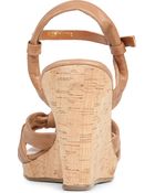 Dune Garrison Leather Wedge Sandals - Lyst
