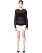 Zara Oversize Open Work Sweater - Lyst