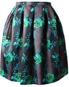 Christopher Kane Heavy Silk Organza Mini Princess Skirt - Lyst