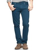 Gap Authentic Skinny Fit Jeans Garmentdyed - Lyst