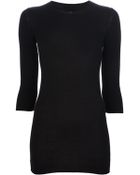 Rick Owens Fitted Sweater - Lyst
