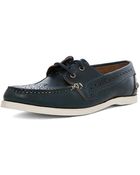 Thom Browne Wingtip Deck Shoe in Blue - Lyst
