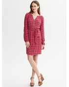 Banana Republic Geo Print Shirtdress - Lyst