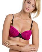 Betsey Johnson Eyelet Demi Bra - Lyst
