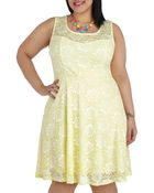 ModCloth Lemon Drop By Dress - Lyst