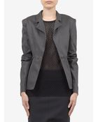 Acne Studios Structured Cotton Blazer - Lyst