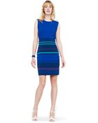 Club Monaco Mallory Striped Knit Dress - Lyst