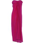 Ferragamo Long Dress - Lyst