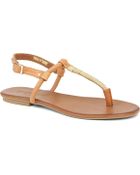Steve Madden Jenny Leather Thong Sandals - Lyst
