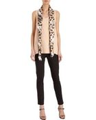 David Szeto Leopard Print Square Scarf - Lyst
