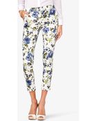 Forever 21 Rose Print Skinny Jeans - Lyst