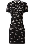 McQ by Alexander McQueen Intarsia Stretch Knit Dress - Lyst