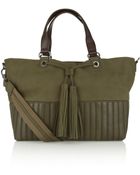 Anya Hindmarch Rhodes Texturedleather Shoulder Bag - Lyst