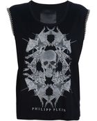 Philipp Plein Skull and Unicorn Printed Tshirt - Lyst