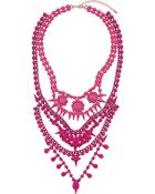 Topshop Bright Multirow Bead Necklace - Lyst