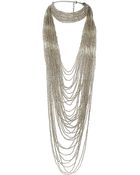 Topshop Mega Seedbead Multirow Necklace - Lyst