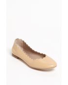 Chloé Ballet Flat - Lyst