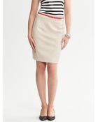 Banana Republic Daisy Lace Pencil Skirt - Lyst
