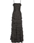 Moschino Cheap & Chic Polkadot Silk Chiffon Gown - Lyst