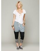 Free People Colorblocked Wing Pant - Lyst