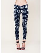Free People Printed Ankle Skinny - Lyst