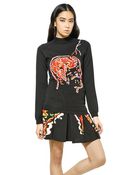 Christopher Kane Lightning Strike Wool Knit Sweater - Lyst