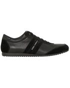 Dolce & Gabbana Australia Printed Logo Leather Sneakers - Lyst
