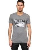 Dolce & Gabbana Al Pacino Cotton Jersey Serafino T-shirt - Lyst