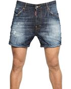 DSquared2 Big Deans Bro Cotton Picker Shorts - Lyst