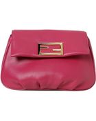 Fendi The Sta Soft Leather Shoulder Bag - Lyst