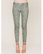 Free People Ditsy Floral Ankle Crop - Lyst