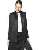 Givenchy Silk Lapel Light Wool Jacket - Lyst
