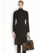 Gucci Wool Natte Asymmetrical Coat - Lyst