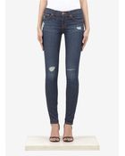 J Brand Distressed Skinny Jeans - Lyst