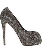 Le Silla All Over Swarovski Calfskin Pumps - Lyst