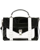 Proenza Schouler Ps1 Medium Patent Leather Satchel Bag - Lyst