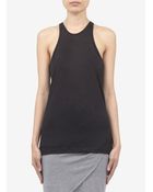 T By Alexander Wang Linen-silk Tank Top - Lyst