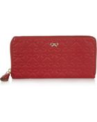 Anya Hindmarch Large Maeve Embossed Leather Wallet - Lyst