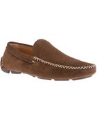 Giorgio Armani Leather Loafer - Lyst