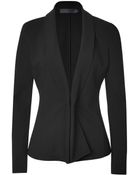 Donna Karan New York Shawl Collar Blazer In Black - Lyst