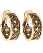 Oscar de la Renta Lattice Hoop Earring - Lyst