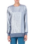 Stella McCartney Metallic Lurex Jumper - Lyst