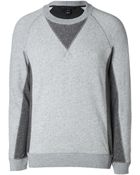 Marc By Marc Jacobs Cotton Sweatshirt In Chrome Melange - Lyst