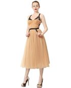Maria Lucia Hohan Lace Bra Garter Belt Tulle Dress - Lyst