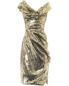 Vivienne Westwood Gold Label Sequin Squiggle-Print Fitted Dress - Lyst