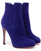Gianvito Rossi Suede Ankle Boots - Lyst